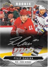 Zadina on the red and white authority podcast by hz40 in detroitredwings. Future Watch Filip Zadina Rookie Hockey Cards Red Wings Go Gts
