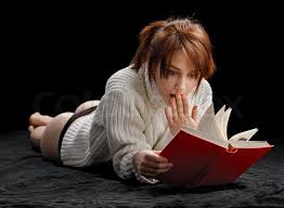 The legend and the life by justine picardie. Beautiful Woman Reading A Book Stock Image Colourbox