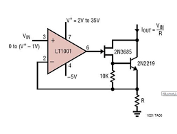 lt1001 precision current sink: why the