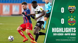 Wsg tirol 3 ­ 3 ­ 0 ­ 10: Rapid Tv Highlights Scr Altach Vs Sk Rapid
