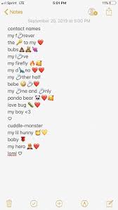 Usernames should not be case sensitive. Contact Names For Your S O Welcome To Blog Cute Names For Boyfriend Funny Nicknames For Friends Instagram Quotes Captions