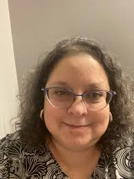 Item #9 Goldtone & pink post earrings Measure 2” long