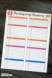 Print this page or bookmark it on your phone, then bring it with you to make your holiday grocery run a breeze. Free Printable Thanksgiving Shopping List Planner