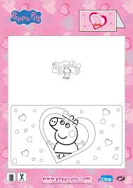 Your Little One Will Love This Oinktastic Peppa Pig Valentine S Day Card Cajas San Valentin