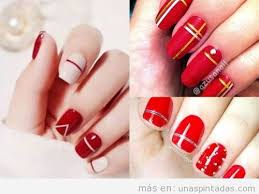 En navidad siempre veremos las manicuras basadas en el color rojo, el blanco y el. Unas Pintadas De Rojo 30 Modelos De Unas Que Te Seduciran Unas Pintadas