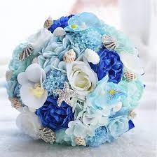 Check spelling or type a new query. Beach Wedding Bouquet Crystals Jewelry Shell Light Blue Royal Blue Bridal Bouquet Mariage Outdoor Wedding Flowers Artificial Wedding Bouquets Aliexpress