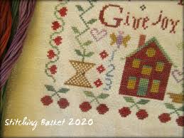 Midsummer night designs simple pleasures counted cross stitch pattern leaflet. Midsummer Night Designs Stitching Basket