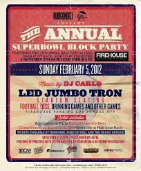 Super Bowl Block Party Superbowl Party Party Super Bowl