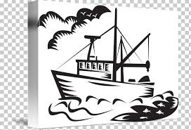Fishing fisherman on boat png image. Fishing Vessel Silhouette Drawing Png Clipart Animals Art Artwork Black And White Boat Free Png Download