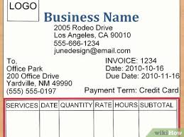 How To Make An Invoice 9 Steps With Pictures Wikihow