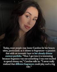 Scent connoisseur and rising beauty influencer Caroline Stern  (@carolinemstern) explores the often nuanced world of fragrances, sharing  her discoveries and inviting her followers to experience the transformative  power of a well-chosen perfume.