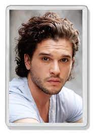 Kit Harington 002 Jon Snow Game Of Thrones Fridge Magnet Great Gift Ebay Mens Hairstyles Curly Hair Styles Long Hair Styles Men