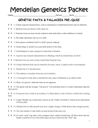 Be sure to complete the punnett square to show how you derived your solution. Mendelian Genetics Packet