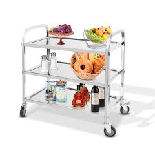 We did not find results for: Catering Trolley 3 Tier Kitchen Serving Trolley Stainless Steel Serving Catering Clearing Trolley On Wheels Storage Trolley Cart With Locking Wheels For Hotel Restaurant And Home 85 45 90 Cm