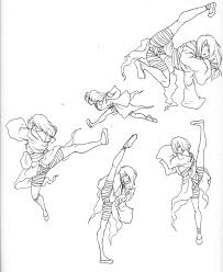 Inking superhero comics in clip studio paint. Fighting Anime Girl Pose Reference Novocom Top