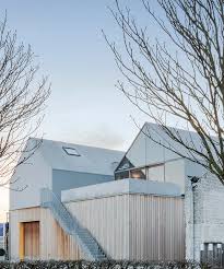 Delmulle Delmulle Architecten Constructs Houses Inside Factory Roofs In Belgium Factory Architecture Timber Frame Construction Architect House