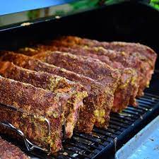 When You Re Feeding A Crowd And Have Ribs On The Menu Rib Racks Are A Great Way To Utilize Every Inch Of Your Tr Traeger Cooking Ribs On Grill Traeger Recipes