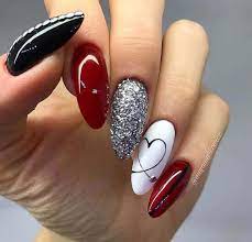 Uñas esculpidas rojas y negras is now becoming widely popular by friends all around us, one of these buddy. Pin En Decoracion De Unas Negras