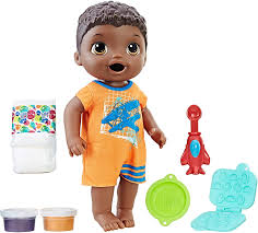 Amazon Com Baby Alive Ba Snackin Luke Aa Baby Doll Hasbro Toys Games