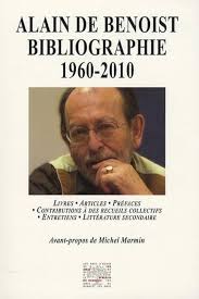 Alain de Benoist Bibliographie 1960-2010 : Benoist, Alain de, Marmin,  Michel: Amazon.es: Libros