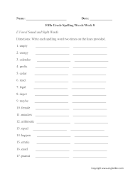 If you are in the spelling bee, i recommend you do speller,because it says the word and you type it. Spelling Worksheets Fifth Grade Spelling Worksheets