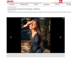 Através das suas redes sociais, a jovem atriz partilhou o vídeo promocional, do qual fazia parte, mostrando assim a sua excelente forma física. Kika Cerqueira Gomes Central Models