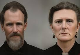 Can a distorted old family portrait be restored?