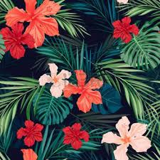 Seamless Hawaiian Pattern Wallpaper Images Stock Pictures Royalty Free Seamless Hawaiian Pattern Wa Tropical Illustration Pattern Wallpaper Classic Wallpaper