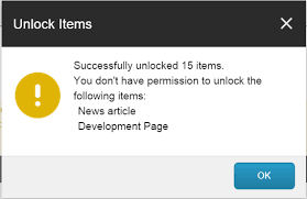 Apr 05, 2017 · follow below steps to unlock an item in sitecore with admin role. Sitecore Marketplace Module Masterkey Exercising Sitecore