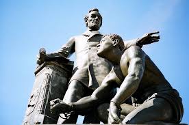 The emancipation memorial, also known as the freedman's memorial or the emancipation group is a monument in lincoln park in the capitol hill. The Language Of Slavery And Freedom Frederick Douglass Vs The Emancipation Memorial Only Coffee Is Real