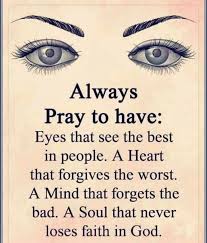 Inspiring message about being a good person