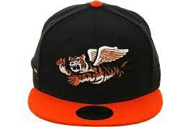The Clink Room Lakeland Flying Tigers Fitted Hat By New Era Navy Blue Orange Hat Club Fitted Hats Fitted Hats New Era New Era