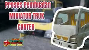 Sketsa miniatur truk isuzu nmr 71. Putra Miniature