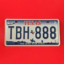 Texas 2000 License Plate License Plate Vintage Plates Plates