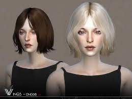 Wings On0618 Sims Hair Womens Hairstyles Hair Styles