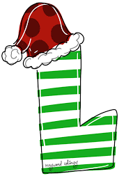 Letter L With Santa Hat Door Hanger Downloadable File Etsy In 2021 Christmas Lettering Christmas Door Hanger Christmas Drawing