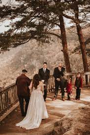 Mountain Wedding Ceremony Cloudland Canyon Elopement Fall Wedding In The Nort Fall Wedding Photography Georgia Mountain Wedding Atlanta Wedding Photography