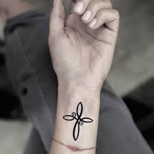 This floral design can help in creating the essence of life as well as natural beauty. Infinity Cross Women Christian Symbol Temporary Tattoo Sticker Ohmytat