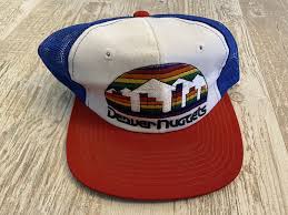 Denver nuggets (den) player cap figures, cap, seasons. Vintage Denver Nuggets Mesh Hat Trucker Cap Logo Snap Gem