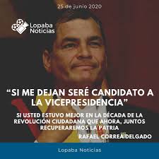 Urgente El ex presidente #RafaelCorrea aseguró en el encuentro virtual,  convocado por el Movimiento Compromiso Social, que es un perseguido, ya que  tiene 31 juicios penales, en su contra. Pero que a