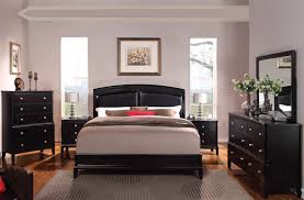 Abram Espresso Wood Faux Leather Master Bedroom Set Black Bedroom Furniture Queen Bedroom Furniture Wood Bedroom Furniture Sets
