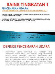 Berdasarkan definisi pencemaran lingkungan hidup yang tertera dalam (uu no. 3 Hariz N The Geng