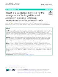 pdf impact of a standardized protocol for the management of