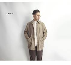 plesic プルシック 高密度ポプリン ワークシャツジャケット メンズ シャツ ジャケット メンズ ジャケット