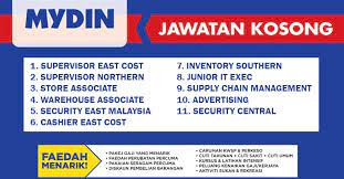 Jawatan Kosong Di Mydin Mohamed Holdings Bhd Mydin Jobcari Com Jawatan Kosong Terkini