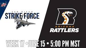 Sdsu's sports mba is the only program of its kind created in partnership with a professional sports franchise. Ifl Week 17 San Diego Strike Force At Arizona Rattlers Youtube