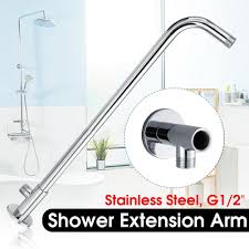 Jaclo long sweep shower arm with matching escutcheon. Stainless Steel Shower Arm Wall Mounted Rain Shower Tube Kit Head Arm Extension Bracket I8q0 Shopee Philippines