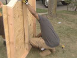 Then wipe the wood clean with a tack rag. Constructing A Kid S Fort Hgtv
