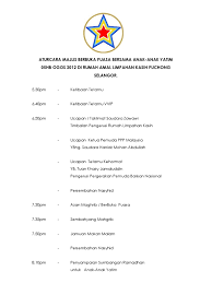 Rugi kalau tak dtg.dgr cerita saripdoll nak belanja buka puasa !! Aturcara Majlis Berbuka Puasa Bersama Anak2 Yatim 2012 Latest 03082012 Pdf