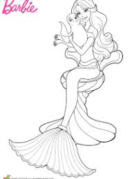 Coloriage barbie et le secret des fees | haut coloriage hd. Coloriage Barbie Et Le Secret Des Sirenes Sur Hugolescargot Com